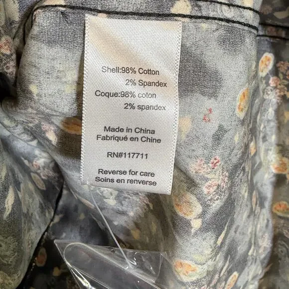 Paisley & Gray Men's Samuel SlimFit Floral Button-Down Shirt Garden night  L $95 - Picture 8 of 8